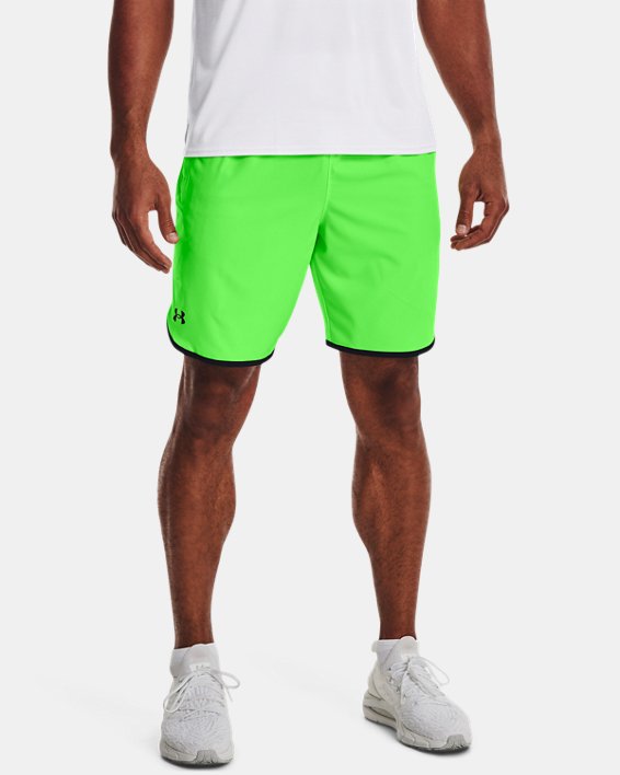 Men's UA HIIT Woven Shorts, Green, pdpMainDesktop image number 0